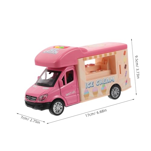 PHENOFICE Eiswagen für Multifunktionales Modell mit Realistischem Design für Rollenspiele und Kreative Aktivitäten Ansprechend und Dekorativ im Kinderzimmer von PHENOFICE