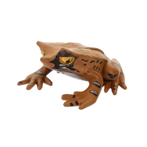 PHENOFICE Froschmodell Realistischer Kunstfrosch Kleines Froschmodell Interaktives Froschspielzeug Kinderfroschspielzeug Froschmodell Dekoration Froschfiguren Froschmodellstatuen von PHENOFICE