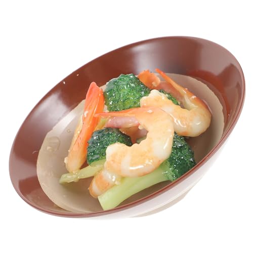 PHENOFICE Gebratene Garnelen Mit Brokkoli Und Knoblauch, Fake Food Prop, Falsches Essen, Künstliches Essen, Lebensmittelmodell, PVC Lebensmitteldekor, Simulation Von Lebensmitteln, PHENOFICE Gebratene Garnelen Mit Brokkoli Und Knoblauch, Fake Food Prop, Falsches Essen, Künstliches Essen, Lebensmittelmodell, PVC Lebensmitteldekor, Simulation Von Lebensmitteln, von PHENOFICE