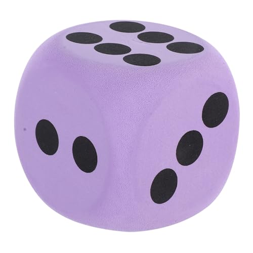 PHENOFICE Große Eva Würfel Spielzeug – 8cm Schaumstoffzahlenwürfel für Partys Klassenzimmer und Gruppenaktivitäten Leicht und Handlich für Würfelspiele und Lernspiele von PHENOFICE