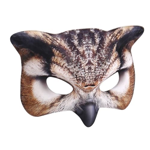PHENOFICE Eulenmaske Gesichtsmaske Tiergesichtsmaske Maskerade Maske Für Frauen Party Maske Festivalmaske Massenware von PHENOFICE