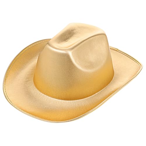 PHENOFICE Goldener Partyhut Hut Im Westernstil Glitzerthema Hut Herrenhut Party Zubehör Cosplay Accessoire Eva-material Leicht PHENOFICE Goldener Partyhut Hut Im Westernstil Glitzerthema Hut Herrenhut Party Zubehör Cosplay Accessoire Eva-material Leicht von PHENOFICE