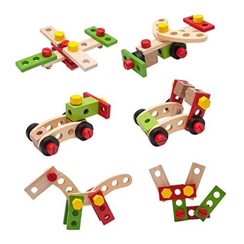 PHENOFICE Kinder Werkzeugsatz Holzwerkzeugset Mit Schrauben Und Muttern DIY Demontagespielzeug Für Kreative Bastelprojekte Fördert Die Motorischen Fähigkeiten Geeignet Für Kinder Ab 3 PHENOFICE Kinder Werkzeugsatz Holzwerkzeugset Mit Schrauben Und Muttern DIY Demontagespielzeug Für Kreative Bastelprojekte Fördert Die Motorischen Fähigkeiten Geeignet Für Kinder Ab 3 von PHENOFICE
