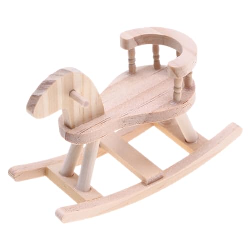PHENOFICE Kleine Holzstühle, Modellminiaturen, Minimöbel, Mini Holzmöbel, Puppenhausmöbel, Mini Hausornament, Miniaturstuhl, Mini Holzstühle, Stuhlmodell, Kleiner Pferdestuhl von PHENOFICE