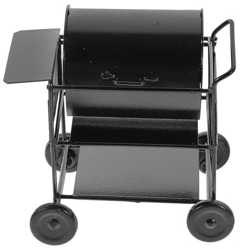 PHENOFICE Mini Grillständer, Ornamente, Puppenhaus Grillständer, Mini Möbel, Kleiner Hausgrill, Miniatur Grillständer, Modell, Puppenhaus Zubehör, Simulationsgrill, Mini Grill von PHENOFICE