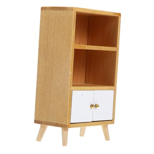 PHENOFICE Miniatur-bücherregal Aus Holz Für Puppenhaus Puppenhausmöbel Miniaturmöbelzubehör Naturgetreue Details Und Holztextur PHENOFICE Miniatur-bücherregal Aus Holz Für Puppenhaus Puppenhausmöbel Miniaturmöbelzubehör Naturgetreue Details Und Holztextur von PHENOFICE