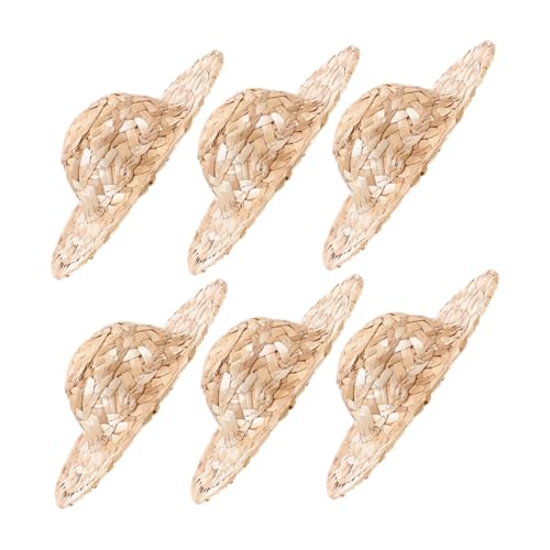 PHENOFICE Mini-strohhüte Zum Basteln – Miniatur-strickmütze Für Puppen – Sombrero-mützen – Puppenhauszubehör Zum Selbermachen, Basteln, Kleine Haustiere, Flaschenaufsatz, Foto-Requisite PHENOFICE Mini-strohhüte Zum Basteln – Miniatur-strickmütze Für Puppen – Sombrero-mützen – Puppenhauszubehör Zum Selbermachen, Basteln, Kleine Haustiere, Flaschenaufsatz, Foto-Requisite von PHENOFICE