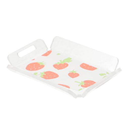 PHENOFICE Miniatur Essen Und Spielen, Kleine Tablett Dekorationen, Mini Tablett, Rollenspiel Spielzeug, Mini Tablett Für Mini, Mini Accessoire, Kleines Tellermodell, Winziges von PHENOFICE