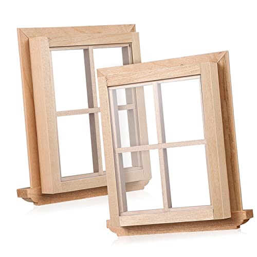 PHENOFICE Miniatur Fensterrahmen Für Puppenhaus Holzspielzeug Zubehör Tiny Window Frames Für Miniature öbel Und Dekoration Im Puppenhaus PHENOFICE Miniatur Fensterrahmen Für Puppenhaus Holzspielzeug Zubehör Tiny Window Frames Für Miniature öbel Und Dekoration Im Puppenhaus von PHENOFICE