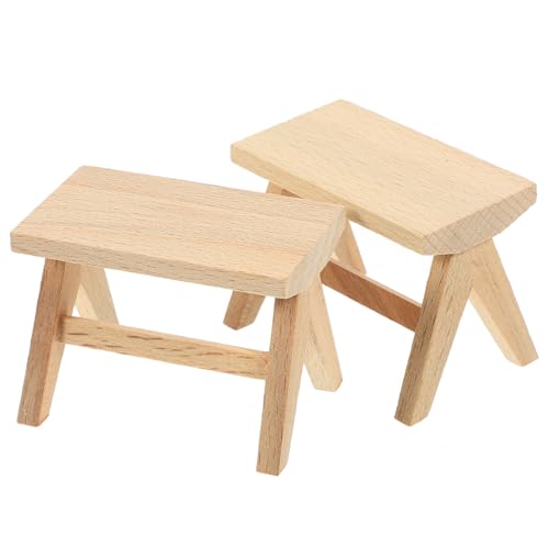PHENOFICE Miniatur Hocker Für Puppenhaus Dollhouse Zubehör Mini Holzstuhl Für Puppenhaus Einrichtung Puppen Zubehör öbel Für PHENOFICE Miniatur Hocker Für Puppenhaus Dollhouse Zubehör Mini Holzstuhl Für Puppenhaus Einrichtung Puppen Zubehör öbel Für von PHENOFICE