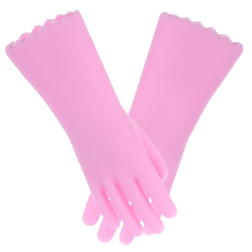 PHENOFICE Miniatur-Handschuhe Für Puppenhaus Winzige Gartengummihandschuhe Simulationsspielzeug Exquisit Verarbeitet Realistische Dekoration Mini-puppenhaus-Accessoires von PHENOFICE