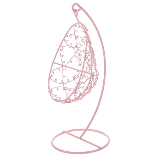 PHENOFICE Miniature Swing Figurine Ornament Metallhängestuhl für Kinderzimmer Kompakte Hängehängematte für Indoor Outdoor Miniaturmöbel für Garten und Wohnkultur PHENOFICE Miniature Swing Figurine Ornament Metallhängestuhl für Kinderzimmer Kompakte Hängehängematte für Indoor Outdoor Miniaturmöbel für Garten und Wohnkultur von PHENOFICE