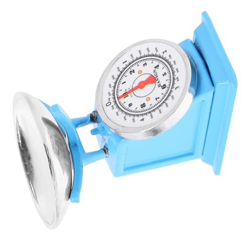 PHENOFICE Miniatur-Szene Puppenhaus- Legierung Mini-Modell im Maßstab für Puppen Nähspielzeug blau Mini-mechanische Waage von PHENOFICE