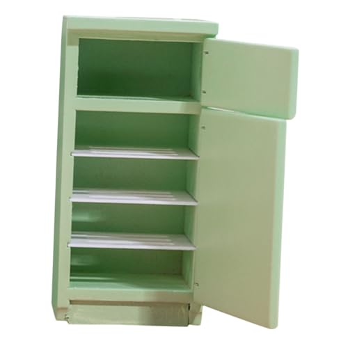 PHENOFICE Minikühlschrank Maschine Mini-kühler Puppenhauszubehör Puppenhaus-miniaturen Herd Hautpflege-kühlschrank Mini-gefrierschrank Kühlschrankboxen Kleiner Kühlschrank Light Green Holz PHENOFICE Minikühlschrank Maschine Mini-kühler Puppenhauszubehör Puppenhaus-miniaturen Herd Hautpflege-kühlschrank Mini-gefrierschrank Kühlschrankboxen Kleiner Kühlschrank Light Green Holz von PHENOFICE