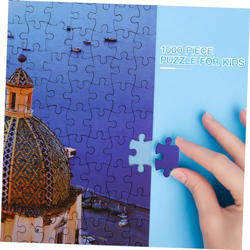 PHENOFICE Packung Mit 1000 Puzzleteilen Ägäis-Puzzles Papier-zusammenbauspiel Lernspielzeug Für Erwachsene Und Kinder PHENOFICE Packung Mit 1000 Puzzleteilen Ägäis-Puzzles Papier-zusammenbauspiel Lernspielzeug Für Erwachsene Und Kinder von PHENOFICE