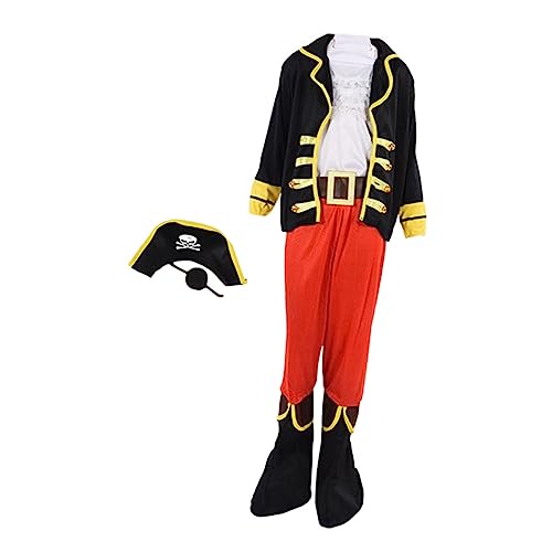 PHENOFICE Piratenkostüm Für Kinder Piratenkostü XL Für Halloween & Kostümpartys Piratenhut Umhang Und Zubehör Für Von 135cm Bis 145cm Ideal Für Piratengeburtstage Und Maskeraden Kinder Piratenkostüm PHENOFICE Piratenkostüm Für Kinder Piratenkostü XL Für Halloween & Kostümpartys Piratenhut Umhang Und Zubehör Für Von 135cm Bis 145cm Ideal Für Piratengeburtstage Und Maskeraden Kinder Piratenkostüm von PHENOFICE