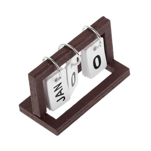 PHENOFICE Puppenhaus Tischkalender Adventskalender Für Bürodekoration Puppenhaus Zubehör Tischkalender Mini Puppenhaus Miniaturen Winziger Tischkalender Rollenspiel Kaffee Holz PHENOFICE Puppenhaus Tischkalender Adventskalender Für Bürodekoration Puppenhaus Zubehör Tischkalender Mini Puppenhaus Miniaturen Winziger Tischkalender Rollenspiel Kaffee Holz von PHENOFICE