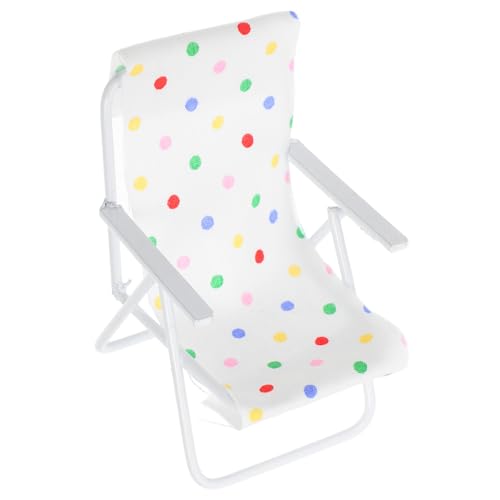 PHENOFICE Puppenhausstuhl, Mini Strandstuhl, Miniatur Strandstuhlmodell, Mikrolandschaft, Miniatur Strandstuhl, Miniatur Loungestuhlmodell, Mini Hausornament, Miniatur Stuhlmodelle von PHENOFICE