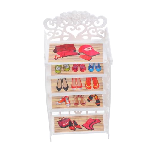 PHENOFICE Miniatur-puppenhauszubehör Puppenschuhschrank Puppenhaus Deko Puppenmöbel Puppenhaus Sammlung Puppenwagen Miniatur-schuhregal Puppenstuben-schuhregal Schuhregal Für Puppenhaus Abs Weiß PHENOFICE Miniatur-puppenhauszubehör Puppenschuhschrank Puppenhaus Deko Puppenmöbel Puppenhaus Sammlung Puppenwagen Miniatur-schuhregal Puppenstuben-schuhregal Schuhregal Für Puppenhaus Abs Weiß von PHENOFICE