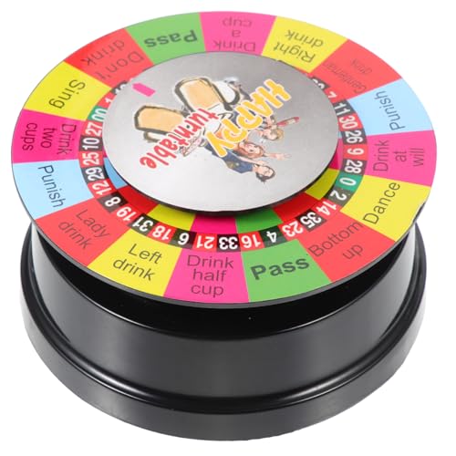 PHENOFICE Spiel Drehteller, Trinkspiel, Spielbrett, Partyzubehör, Bar Drehteller, Spiel Roulette Für Ktv, Englischer Trink Drehteller, Unterhaltungszubehör, Elektrisches Spielzeug, Bar PHENOFICE Spiel Drehteller, Trinkspiel, Spielbrett, Partyzubehör, Bar Drehteller, Spiel Roulette Für Ktv, Englischer Trink Drehteller, Unterhaltungszubehör, Elektrisches Spielzeug, Bar von PHENOFICE