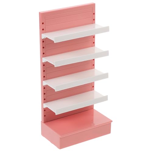 PHENOFICE Spielzeugregal Mini Ladenregal Dekoratives Mini Hausregal Mini Regal Ornament Puppenhausdekor Mini Ständer Puppenhausregal Puppenhauszubehör Miniaturmöbel Mini Verzierung von PHENOFICE