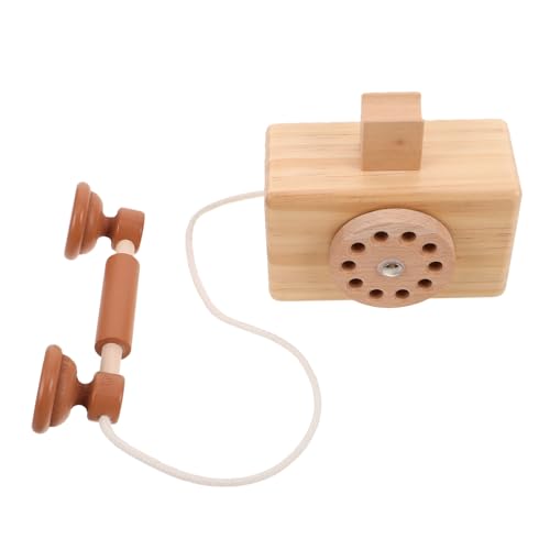PHENOFICE Wählscheibentelefon Spielzeug Holzspielzeug Telefon Rollenspieltelefon Für Kinder Geburtstagsgeschenk PHENOFICE Wählscheibentelefon Spielzeug Holzspielzeug Telefon Rollenspieltelefon Für Kinder Geburtstagsgeschenk von PHENOFICE