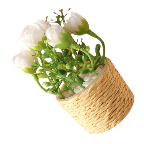 PHENOFICE Topfrosen, Topfpflanzen Dekorationen, Bonsai Verzierungen, Puppenhaus Zubehör, Mini, Miniatur Bonsai Verzierung, Künstliche Mini Pflanzen, Puppenhaus Topfpflanzen PHENOFICE Topfrosen, Topfpflanzen Dekorationen, Bonsai Verzierungen, Puppenhaus Zubehör, Mini, Miniatur Bonsai Verzierung, Künstliche Mini Pflanzen, Puppenhaus Topfpflanzen von PHENOFICE