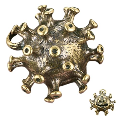 PHENOFICE Virusornament aus Messing einzigartige Figuren Wohnkultur Tiere aus Messing Tierstatue Messingstatue Armbandanhänger für die Herstellung von Armbändern Kupfer Golden PHENOFICE Virusornament aus Messing einzigartige Figuren Wohnkultur Tiere aus Messing Tierstatue Messingstatue Armbandanhänger für die Herstellung von Armbändern Kupfer Golden von PHENOFICE