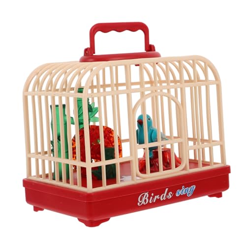 PHENOFICE Vogelkäfig-Spielzeug Mit Klangaktivierung Zwitschernde Vögel Interaktives Papageien-Spielzeug Singender Vogel Für Kinder PHENOFICE Vogelkäfig-Spielzeug Mit Klangaktivierung Zwitschernde Vögel Interaktives Papageien-Spielzeug Singender Vogel Für Kinder von PHENOFICE