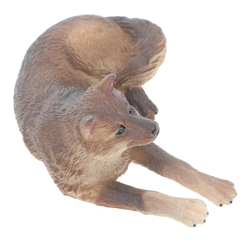 PHENOFICE Wolfsmodell, Wolfsfiguren Für Kinder, Wildtierfiguren, Wildtierdekor, Dekoratives Tiermodell, Wolfsstatue, Wolfsfiguren, Wildtier Basteltisch, Wolfsdekor, Wolfsspielzeug PHENOFICE Wolfsmodell, Wolfsfiguren Für Kinder, Wildtierfiguren, Wildtierdekor, Dekoratives Tiermodell, Wolfsstatue, Wolfsfiguren, Wildtier Basteltisch, Wolfsdekor, Wolfsspielzeug von PHENOFICE
