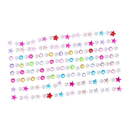 PHENOFICE mehrfarbiger Strass-Aufkleber edelstein Schmucksteine Geschenkidee Sticker Aufkleber stickern stickerbögen valentinsdekoration Jewel gems gemuse Kristallaufkleber Strassaufkleber von PHENOFICE