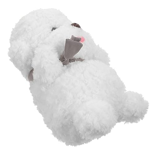 PHENOFICE Hund Plüschtiere Üsch Bichon Frisé Realistisches Weiches Hundespielzeug Für Und Erwachsene Perfekt Zum Kuscheln Und Hergestellt Aus Hochwertigem Üschmaterial Hundespielzeug Plüschtier von PHENOFICE