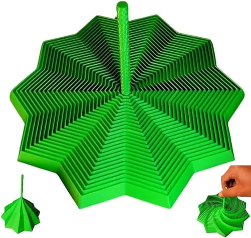 3D-Gedruckter, erweiterbarer Sensorik-Zappelstern, sechseckiger Zappelstern, Stressabbau-Spielzeug fürs Büro, perfekt für Erwachsene, erweiterbares Geschenk zu Weihnachten oder Geburtstagen von PHFDQKG