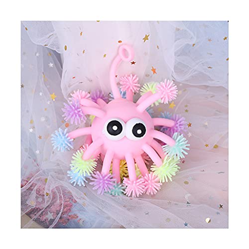 PHILSP Stressabbau-Bälle, Anti-Stress-Bälle, niedlich, wölbend, Augen, Igel, Quetschspielzeug, leuchtende Pufferbälle, Druckentlastung, Spielzeug für Autismus, Kinder, Teenager, 1 Stück PHILSP Stressabbau-Bälle, Anti-Stress-Bälle, niedlich, wölbend, Augen, Igel, Quetschspielzeug, leuchtende Pufferbälle, Druckentlastung, Spielzeug für Autismus, Kinder, Teenager, 1 Stück von PHILSP
