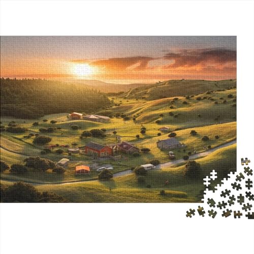 Autumn Scenery Puzzles Erwachsene 500 Teile Beautiful Scenery Educational Game Family Challenging Games Home Decor Geburtstag Stress Relief 500pcs (52x38cm) Autumn Scenery 500 von PHLEPS