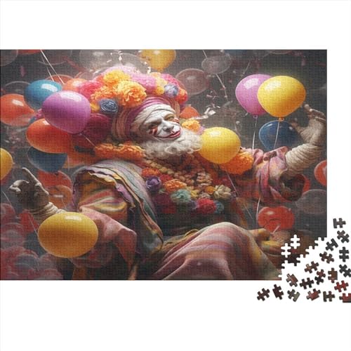 Colorful Clowns 1000 Teile Colorful Style Für Erwachsene Puzzles Geburtstag Home Decor Educational Game Family Challenging Games Stress Relief 1000pcs (75x50cm) von PHLEPS