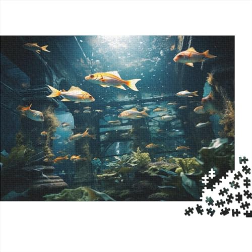 Glimpse of The Seabed Puzzles Erwachsene 1000 Teile Home Decoration Educational Game Family Challenging Games Home Decor Geburtstag Stress Relief 1000pcs (75x50cm) von PHLEPS