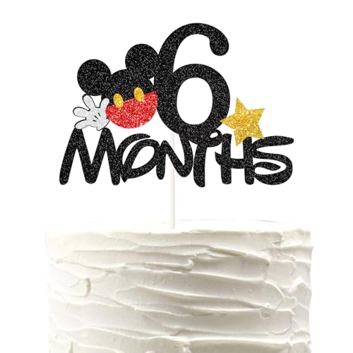 PHOHUI HAVE A NICE TIME Tortenaufsatz für 6 Monate, Maus 1/2 halbe Geburtstagsparty-Dekorationen, Happy 6 Months Cake Topper, Schwangerschaftsparty-Kuchendekoration. PHOHUI HAVE A NICE TIME Tortenaufsatz für 6 Monate, Maus 1/2 halbe Geburtstagsparty-Dekorationen, Happy 6 Months Cake Topper, Schwangerschaftsparty-Kuchendekoration. von PHOHUI HAVE A NICE TIME