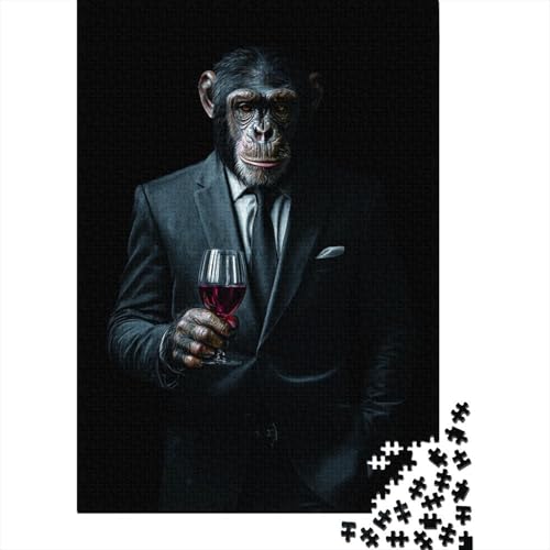 AFFE 1000 Teile Puzzle Für Erwachsene Tier Impossible Puzzle Geschicklichkeitsspiel Weihnachtspuzzle 1000pcs (75x50cm) von PHQAZWSXE