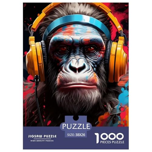 AFFE Puzzle 1000 Teile Für Erwachsene Tier Erwachsenenpuzzle Geschicklichkeitsspiel Weihnachtspuzzle 38x26cm/1000pcs von PHQAZWSXE