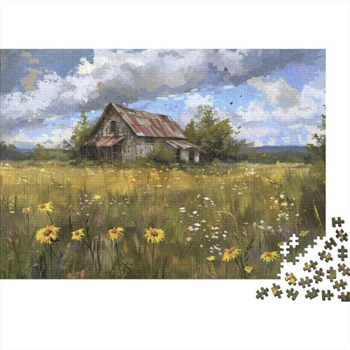 Abandoned Haus 1000 Teile Puzzle Für Erwachsene interessant Impossible Puzzle Geschicklichkeitsspiel Geschenk 1000pcs (75x50cm) von PHQAZWSXE