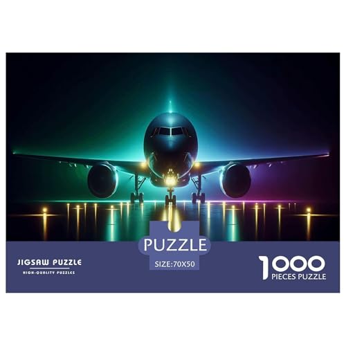 AirFlugzeug Puzzle 1000 Teile Für Erwachsene interessant Erwachsenenpuzzle Geschicklichkeitsspiel GescHühnerk 70x50cm/1000pcs von PHQAZWSXE