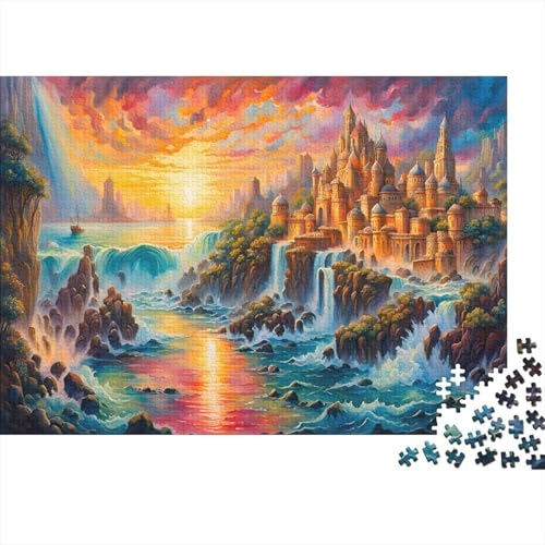 Atlantis Puzzle 1000 Teile Für Die Ganze Familie interessant Impossible Puzzle Clevere Rätsel Weihnachtspuzzle 1000pcs (75x50cm) von PHQAZWSXE