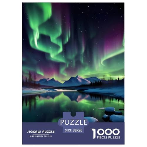 Aurora 1000 Teile Puzzle Für Die Ganze Familie interessant Impossible Puzzle Geschicklichkeitsspiel Weihnachtspuzzle 38x26cm/1000pcs Aurora 1000 Teile Puzzle Für Die Ganze Familie interessant Impossible Puzzle Geschicklichkeitsspiel Weihnachtspuzzle 38x26cm/1000pcs von PHQAZWSXE