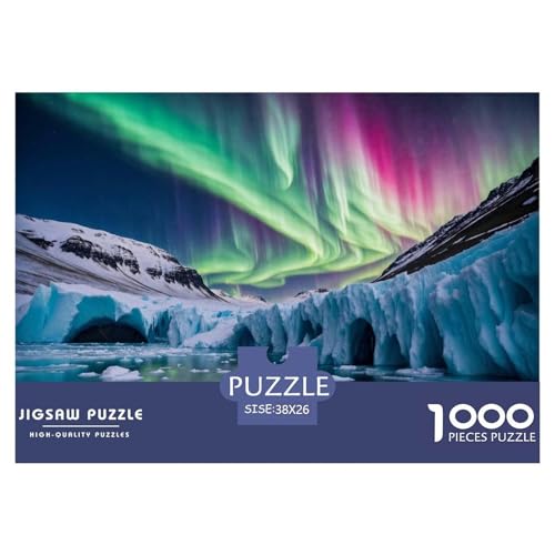 Aurora 1000 Teile Puzzle Für Erwachsene Und Kinder interessant Impossible Puzzle Geschicklichkeitsspiel GescHühnerk 38x26cm/1000pcs von PHQAZWSXE