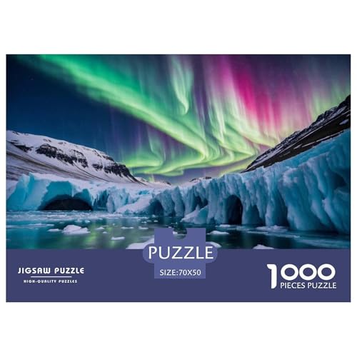 Aurora 1000 Teile Puzzle Für Erwachsene interessant Impossible Puzzle Clevere Rätsel GescHühnerk 70x50cm/1000pcs von PHQAZWSXE