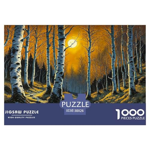 Autumn Wald 1000 Teile Puzzle Für Erwachsene Und Kinder persönlich Erwachsenenpuzzle Geschicklichkeitsspiel Geschenk 38x26cm/1000pcs von PHQAZWSXE