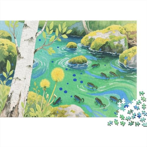 Bach Puzzle 1000 Teile Für Die Ganze Familie Dandelion and Bach Impossible Puzzle Clevere Rätsel Weihnachtspuzzle 1000pcs (75x50cm) von PHQAZWSXE