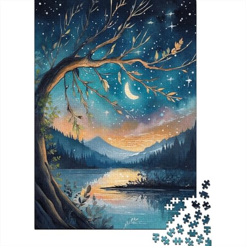 Bäume 1000 Teile Puzzle Für Erwachsene Und Kinder interessant Impossible Puzzle Geschicklichkeitsspiel Geschenk 1000pcs (75x50cm) von PHQAZWSXE