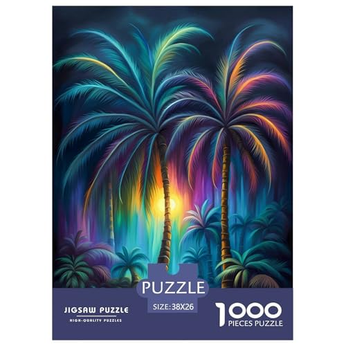 Bäume 1000 Teile Puzzle Für Erwachsene interessant persönlich Erwachsenenpuzzle Geschicklichkeitsspiel Geschenk 38x26cm/1000pcs von PHQAZWSXE